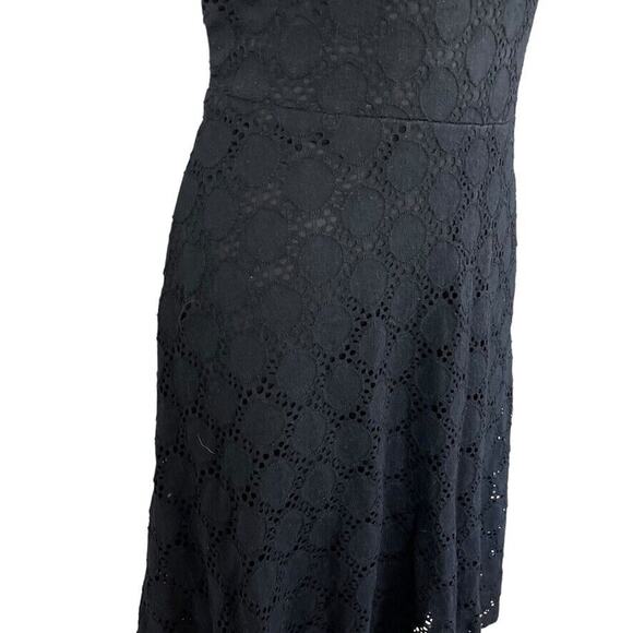 Ronni Nicole Womens Eyelet Lace Skater Short Sleeve Whimsigoth Short Dress S - Picture 3 of 16